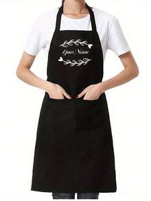 1pc Custom Nail Apron, Funny Apron Adjustable Apron Funny Bib Aprons For Women Men, Apron For Men, Birthday Gift , Unisex Apron, , Housewarming Gift, Breathable, Lightweight, Washable, Cute, Love, Shining, Soft, Comfortable, Elegant, Custom, Personalized, Unique, Him, Her, Boyfriend, Girlfriend, Dad, Mom, Family, Friends - Multicolor - View 18