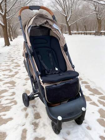 1pc Universal Baby Stroller Cushion, Soft & Breathable Infant Travel Mattress, Fits Various Strollers