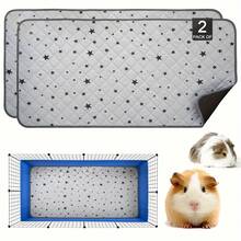 Large Size Pet Mat, Super Absorbent, Waterproof, Reusable, Non Slip And Washable Pet Mat - Soft, Breathable, Odor Proof, Suitable For Pet Bedding Of Cats, Dogs, Rabbits, Hamsters And Mice. - Grey - View 2