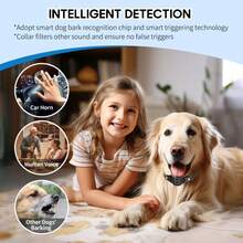 Rechargeable Smart Anti-Bark Collar For Small, Medium And Large Dogs, 8 Adjustable Sensitivity Levels Of Beep, Vibration And Automatic Shock, 4 Training Modes To Automatically Stop Dog Barking - Multicolor - View 9