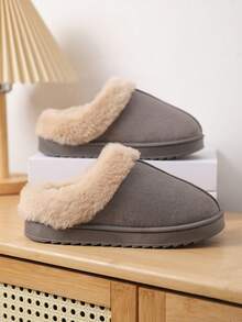 Women's Winter Casual Slippers, 4 Color Options, Comfortable Couple Indoor/Outdoor Slip-On Shoes, Lightweight & Warm, Multi-Color & Size Available