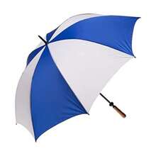 Clifton Traditional Golf With Wood Handle Royal Blue And White