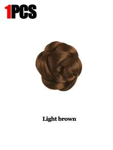 1 قطعة شرشف شعر مكون من زهرة بتلات مبعثرة لتسريحة الشعر المنسدل، قطعة شعر للباروكة، صانع كرة شعر طبيعية ناعمة، وسادة لإضافة حجم للتسريحات الراقية، مشبك شعر أنيق، مشبك شعر ناعم لإكسسوارات الشتاء