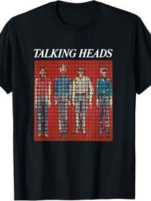 Talking Heads Pixel Portrait T-Shirt - Style 21 - View 1