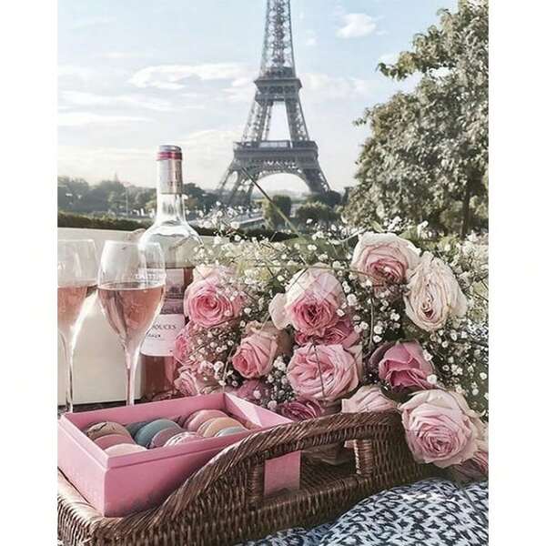 5D DIY Diamant-Malerei, Landschafts-Volldiamant-Malerei mit Diamant-Kunst, nach Nummer Kits Stickerei Strass für Wanddekoration 30x40cm/12x16 Zoll ohne Rahmen