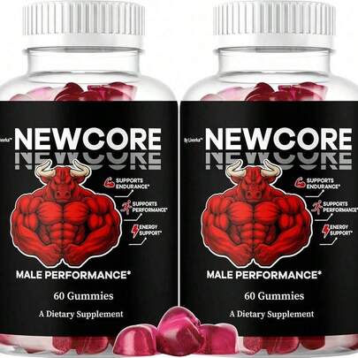 Selling Fast!Newcore Gummies For Men – Apple Flavor Daily Vitamin Gummies – 60 Count (Pack Of 1). Women's Health.