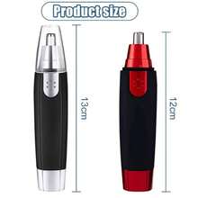 Unisex Waterproof Nose Hair Trimmer - Dual Blade And Quiet Motor, Easily And Painlessly Remove Ear Hair And Facial Hair - Multicolor - View 4