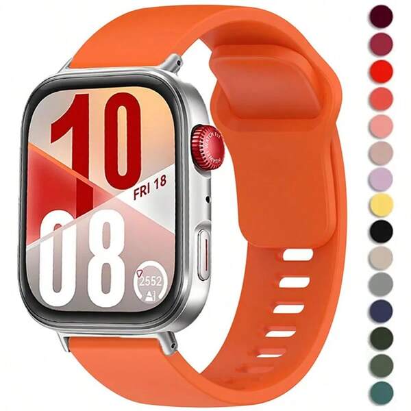 1PC Silicone Strap Compatible With Huawei Watch Fit 4/3 Breathable Adjustable Wristband Compatible With Huawei Watch Fit 4 Pro Sport Bracelet Watchband