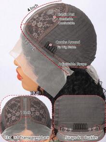 Ombre Pink With Dark Roots 13x4x1 Lace Front Wigs Human Hair Body Wave Human Hair Wigs For Women T Part Wig Human Hair Natural Hairline 250 Density Pink Colored Water Wave Wig Natural Looking - 根染&漸變色 - 查看 6