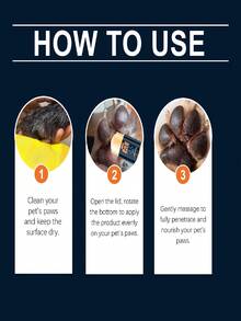 Bálsamo hidratante para almohadillas de las patas de mascotas, cuidado suave e hidratante para almohadillas y patas, mejora la sequedad, suaviza y ablanda las patas, penetración profunda, apto para todas las mascotas - Multicolor - Ver 6