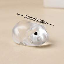 Natural Crystal Carving Guinea Pig, Unique Design Crystal And Stone, Healing Crystal, Stones Containing Energy, Energy Healing Meditation Stone, Perfect For Home Decor & Gift Giving, For Pocket Decoration, For Holiday Gift, From The Brand CUPIDCRYSTAL