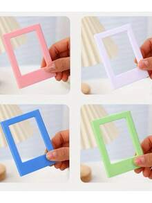8件套磁性相框套装，完美的返校季和圣诞节友谊礼物，可爱的冰箱贴，可展示美好回忆，独特的圣诞礼物，颜色随机发货。 - 彩色 - 查看 8