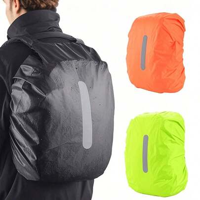 Waterproof Rain Cover For Backpack Reflective Rucksack Rain Cover Backpack Waterproof Cover Waterproof Bag With Reflective Strip Dust Raincover For Men And Women For Hiking Climbing Camping Traveling And Other Outdoor Activities Emergency Backpack Outdoor Essential