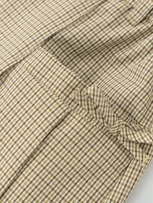 Balabala Kids' Skirt Autumn/Winter Girls' Short Skirt College Style Pleated Woolen Fashion - Brown Tone - View 4