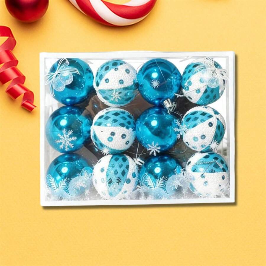 Christmas Balls - Blue - View 1