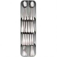 Joseph Joseph DrawerStore Compact Utensil Organizer For Kitchen Drawer Silverware, Flatware Tray, Small, Grey - 袖珍的 - 查看 3