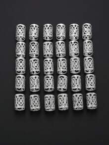 60 Stücke Göttin Zopf Schmuck - Boho Festival Haarschmuck