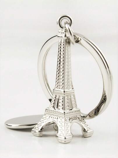 1/3Pcs Paris Eiffel Tower Keychain, Silver French Landmark, Vintage Decor French Souvenir Keyring Souvenir Car Accessories Bag Charm School Cute Goth Y2k Christmas Gift Ideas Bag Accessories Lanyards With Id Holder Car Accessories Bag Charms, Women's Bag Charm, Car Key Ring - Travel Souvenir Gift For Her, Birthday, Anniversary - Parisian Decoration