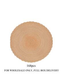 Covorașe rotunde împletite din poliester, 2 buc/4 buc/6 buc, 15 inci, lavabile, antiderapante, rezistente la căldură, potrivite pentru decorul casei, primăvara, exteriorul, sărbătorile, petrecerile, Crăciunul