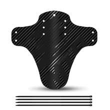 2025 Actualizado SpeintSparkZK Fibra de carbono colorida con diseño de patrón colorido, ajuste universal para bicicletas de montaña/carretera, bloques de rueda delanteros y traseros con protección duradera de alta calidad - A - Ver 8