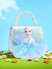 Disney Frozen Shoulder Bag, Small Kids Bag Fashion Girls Shoulder Bags Backpack Princess Presents For Children's Day.Fashionable Little Princess Versatile Outdoor Handbag & Crossbody Bag, Coin Purse, Portable For Outdoor Play. - Multicolor - View 4
