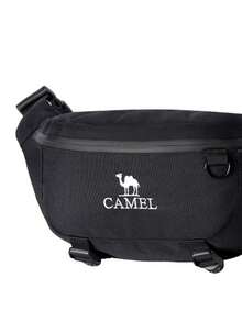CAMEL CROWN Unisex Outdoor Multifunctional Sports Waist Bag, Large Capacity Fitness Crossbody Chest Bag, Running Phone Pouch - Classic Black - View 2