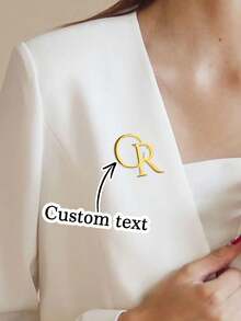 1pc Stainless Steel Dental Brooch - Customized Name & Badge Pin For Doctors & Nurses With Engraved Tooth Design, Gift For Healthcare Professionals, Father's Day, Mother's Day, Engraved, Stainless, Colorful, Cute, Adorable, Funny, Kawaii, Y2K, Stylish, Unisex, Casual, Custom, Personalized, Unique, Customized, Ideal Gifts For Him, For Valentine's Day, For Mother's Day, For Birthdays, For Children's Day, For Father's Day, For Graduation, For Weddings, For Housewarming - Style 1 - View 5