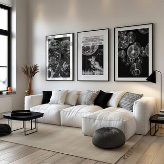 1 pieza Juego de pósteres Turbo S: Póster de fotografía de automóvil deportivo en blanco y negro, decorativo y adecuado para dormitorios, salas de estar y habitaciones de estudiantes. Un regalo para ella sin marco