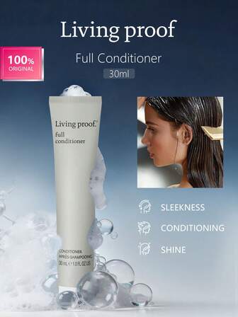 Living Proof Acondicionador completo 30ml, textura de crema ligera, suave y fina, de rápida absorción y sin grasa, voluminizador y elástico, suavizante del cabello, cuidado diario del cabello, 30ml/1.0fl.Oz