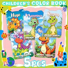 10 Pack Kids Cartoon Coloring Books Set - Educational Art Activity For Boys & Girls Ages 3+ - Features Animal World, Vegetable World, Fairy Tale House & Desserts World - 120 Pages Of Fun & Creativity - Perfect Birthday, Christmas & Halloween Gift - Multi-Combination Choices Available