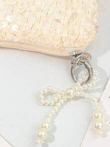 1 件可爱亮片蝴蝶零钱包，带蝴蝶结吊坠，Coquette Bling Bling 迷你防水零钱包，钱包可爱少女迷你钱包 - 彩色 - 查看 5