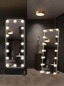 12pcs Mirror Decoration Lights, LED Makeup Mirror Atmosphere Night Light, USB Powered, 3-Color Adjustable Brightness, Rotatable Ball Bulb, Suitable For Home Decor, Bedroom, Vanity, Wardrobe, Makeup Room, Salon, Live Streaming Studio, Bar, Bedroom, Room, Bathroom, Makeup Lighting, Perfect Gift For Family, Relatives, Friends, Lover - Holiday, Birthday, Wedding, Housewarming, Valentine's Day