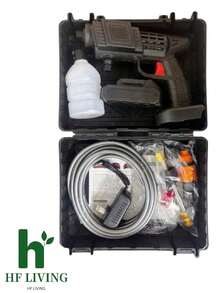 HuaTang Super Calidad Lavadora eléctrica portátil para autos con bateria, herramientas de jardín, herramientas de jardinería para el jardín - Negro - Ver 3