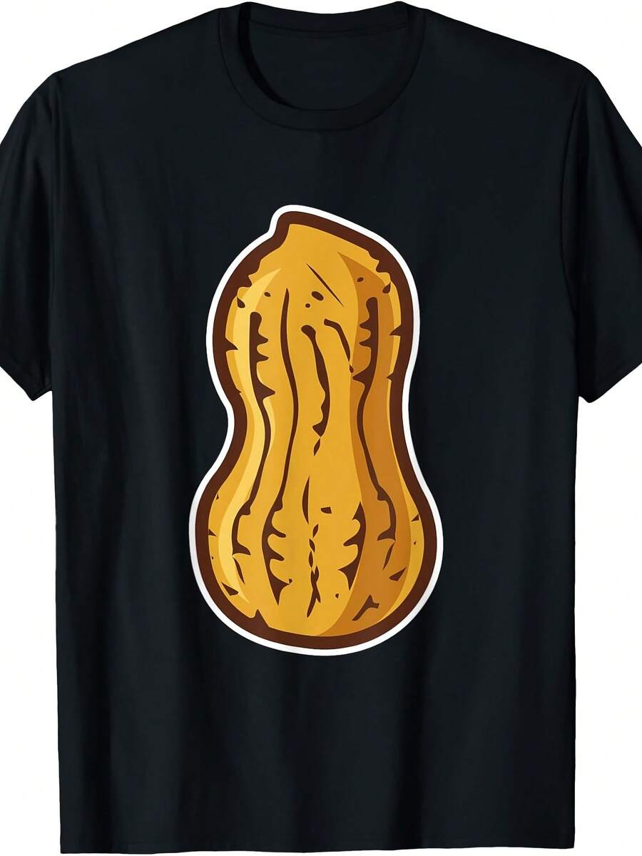 Peanut Graphic Tee, Nut Shirt, Peanut T-Shirt T-Shirt - 款式18 - 查看 1