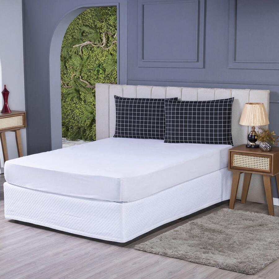 3-Piece Percale 100% Cotton Bed Sheet Set - CL16 - 查看 1