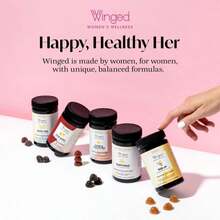 Winged Wellness Hot Momma Menopause Supplements For Women - Hormone-Free Menopause Relief Support For Hot Flashes &Amp; Night Sweats With Chaste Tree Berry, Multivitamins &Amp; More - 60 Vegan Capsules - Flavor NameA - 查看 7