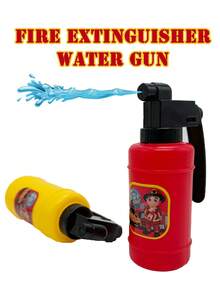 1 Stück realistischer Feuerlöscher Wasserpistole Spielzeug, Strand Wasserspriel Requisite für interaktives Rollenspiel mit mehreren Spielern