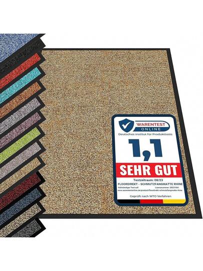 Etm Dirt Trapping Mat, Foot Mat Indoor Outdoor Front Door In Various Sizes (Anthracite Black, 60 180 Cm)