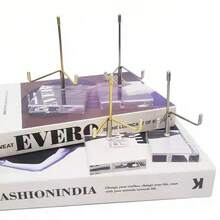 1 Stück Multifunktionaler, verstellbarer Acryl-Kristall-Mineralien-Ausstellungsständer | Für DIY Proben-Platzierung, Schmuck und Fotorahmen-Anzeige, mit elegantem Kristallstein-Sockel für edle Präsentation