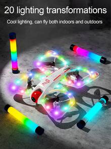 Drone, High-Definition Camera, Aerial Photography, Remote Control Aircraft, Intelligent Obstacle Avoidance, Optical Flow Hovering, Quadcopter - Multicolor - View 3