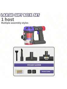 儿童角色扮演吸尘器套装，电动吸尘器玩具，具有逼真的吸力和音效，是家庭互动游戏的理想选择，适合3岁及以上儿童的益智清洁玩具