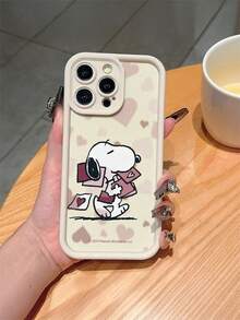 A Cartoon Anime SNOOPY Sky Eye Step Antique White Anti-Drop Tpu Material Phone Case Can Be Given As A Holiday Gift. It Is Suitable For Iphones. The New Phone Case Is Suitable For Phone13/14/15/16/17Pro Max And Phone Case - 彩色 - 查看 2