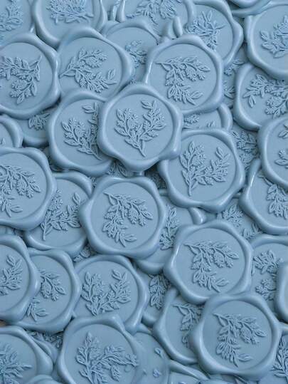 20/30/50/100 Pcs Winter Wax Seal Stickers, Wedding Invitation Envelope Seal Stickers, Self Adhesive Envelope Seals, Perfect For Wedding, Invitation, Envelopes, Gift Wrapping, Christmas Gift