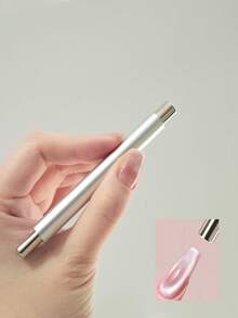 1 件 3D 圆形钢球磁铁美甲猫眼图案设计工具，粉色圆形钢球磁铁 3D 猫眼设计适合女性美甲沙龙和家庭美甲、美甲用品、沙龙美甲工具 - 彩色 - 查看 7