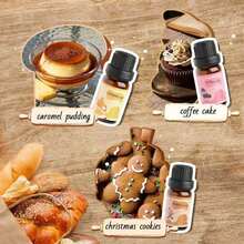 Bakery Fragrance Oils, Holamay Scented Oils For Soap & Candle Making, Aromatherapy Essential Oils For Diffuser - Creamy Vanilla, Gingerbread, Chocolate, Pumpkin Pie And More