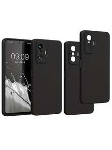 两款黑色磨砂手机壳，适用于小米 Redmi Note 15 Pro/15 Ultra/Poco M7 Pro 5G/Poco C65/Poco C51/Poco X5 Pro/Poco X6/Poco X6 Pro/11 Lite 5G/12 Lite/14 Pro/14T Pro/Poco M5s。手机壳、手机保护膜、手机保护套、黑色手机壳、极简手机壳、纯色手机壳、黑色 TPU 手机壳、防震手机壳（军用级抗冲击）、轻质手机壳和手机壳。 - 黑色-磨砂 - 查看 58