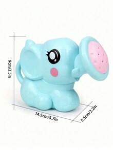 1pc Elephant Shaped Shower Sprinkler Toy, Children's Bathtub Toy, Baby Bath Toy, Bathtub Toy, 1 Year Old Baby Toy, Green - Multicolor - View 5