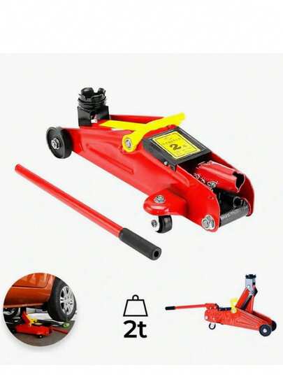 Gato Hidráulico De Patín Para Carro 2 Toneladas Portátil