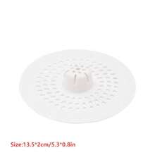 1/3 peças de capa de silicone super durável para ralo, coletor de pelos - prevenção de entupimentos para ralos de pia de cozinha e banheiro, filtro de drenagem flexível e universal - Multicolorido - Ver 5