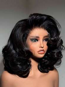 NATAN 合成马尾接发 长波浪抽绳马尾 女士夹式接发 黑色假发 - 自然色&黑色系 - 查看 2